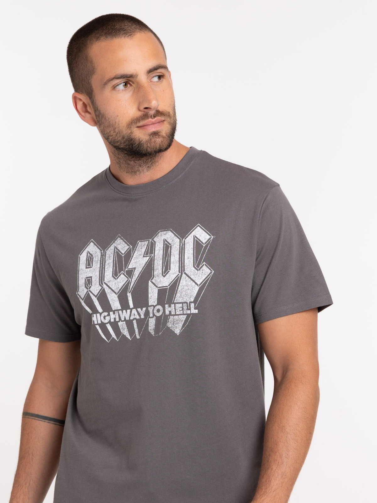 T-shirt imprimé AC/DC homme T-shirt imprimé AC/DC homme