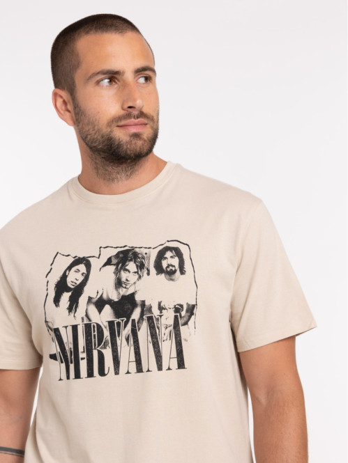 T-shirt imprimé NIRVANA homme