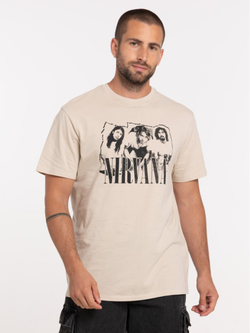 T-shirt imprimé NIRVANA homme