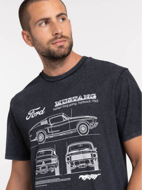 T-shirt gris Ford Mustang...