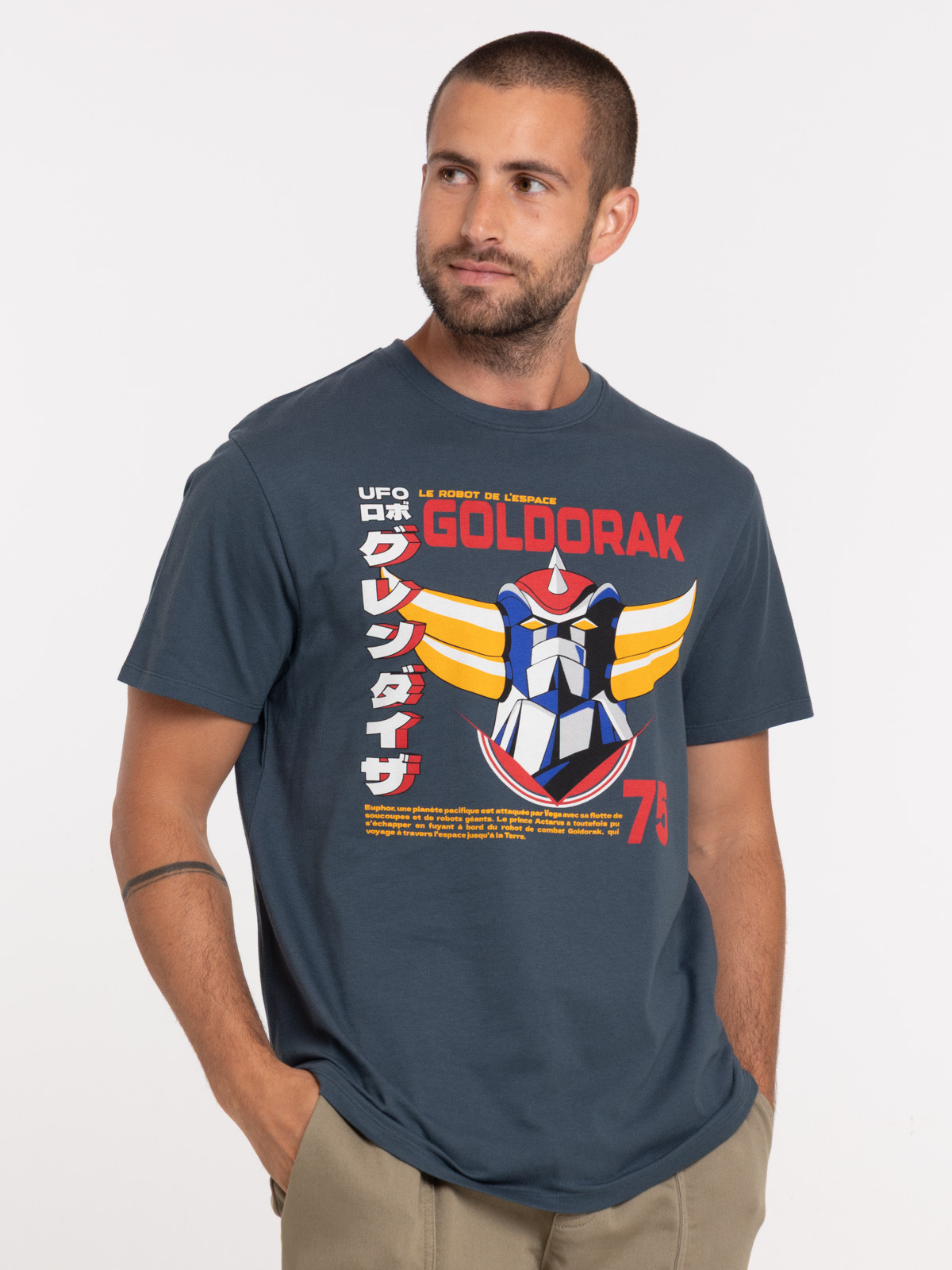 T-shirt motif GOLDORAK homme