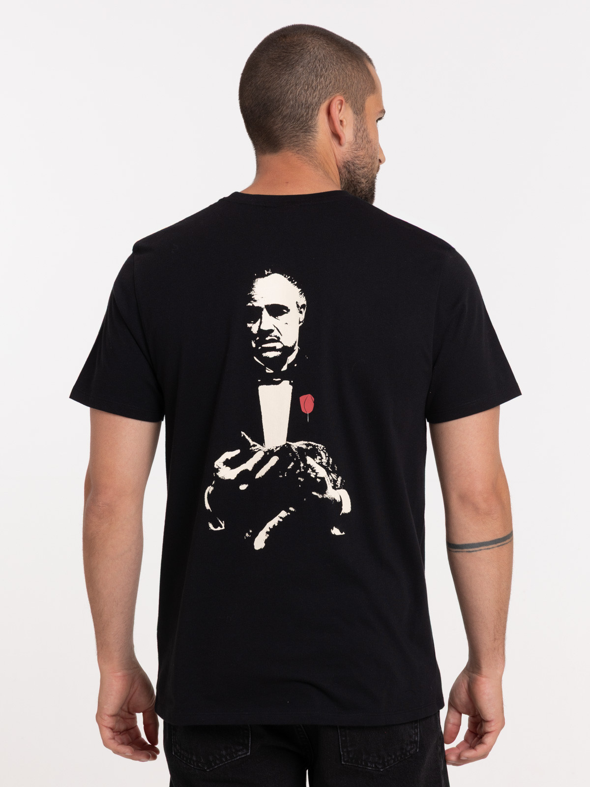 T-shirt noir Le Parrain homme