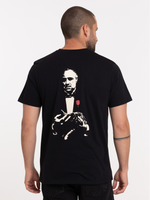 T-shirt noir Le Parrain homme