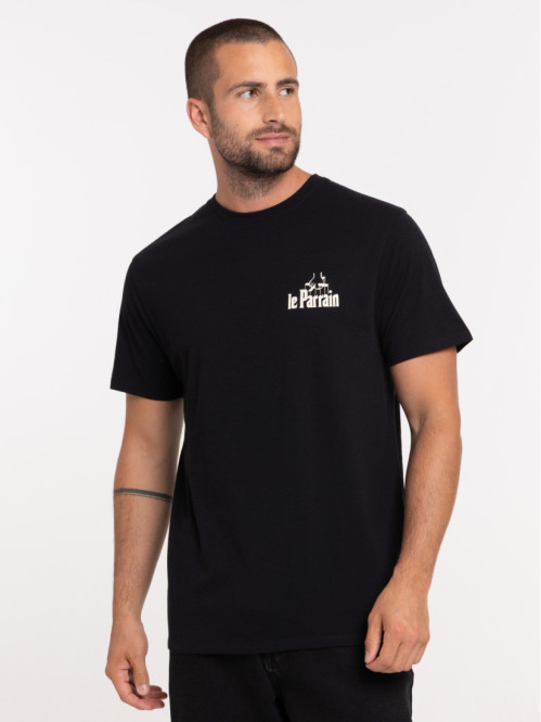 T-shirt noir Le Parrain homme