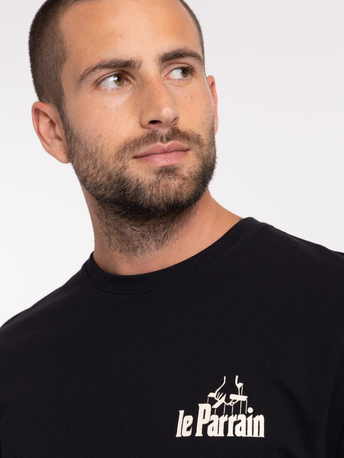T-shirt noir Le Parrain homme