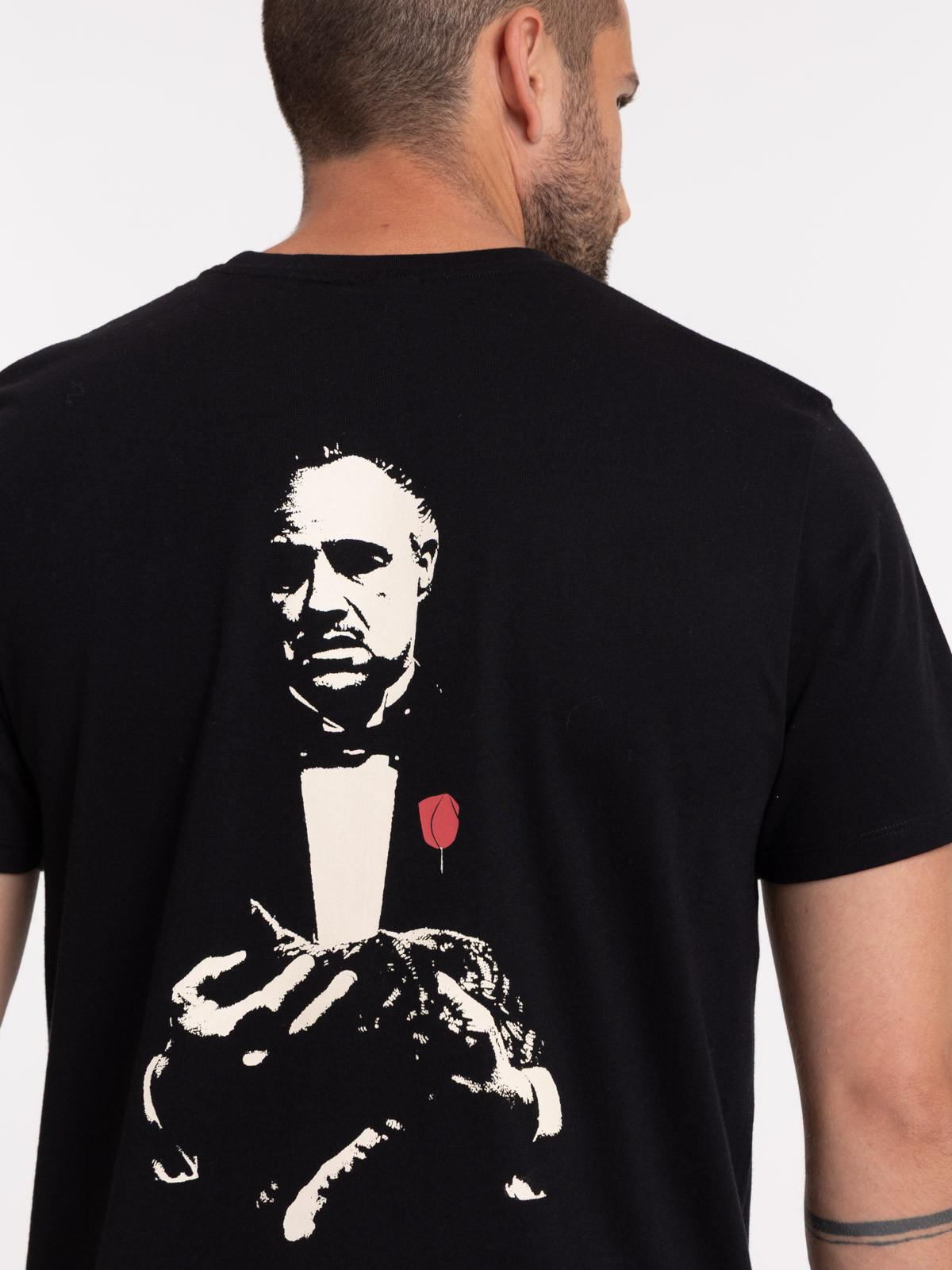 T-shirt noir Le Parrain homme
