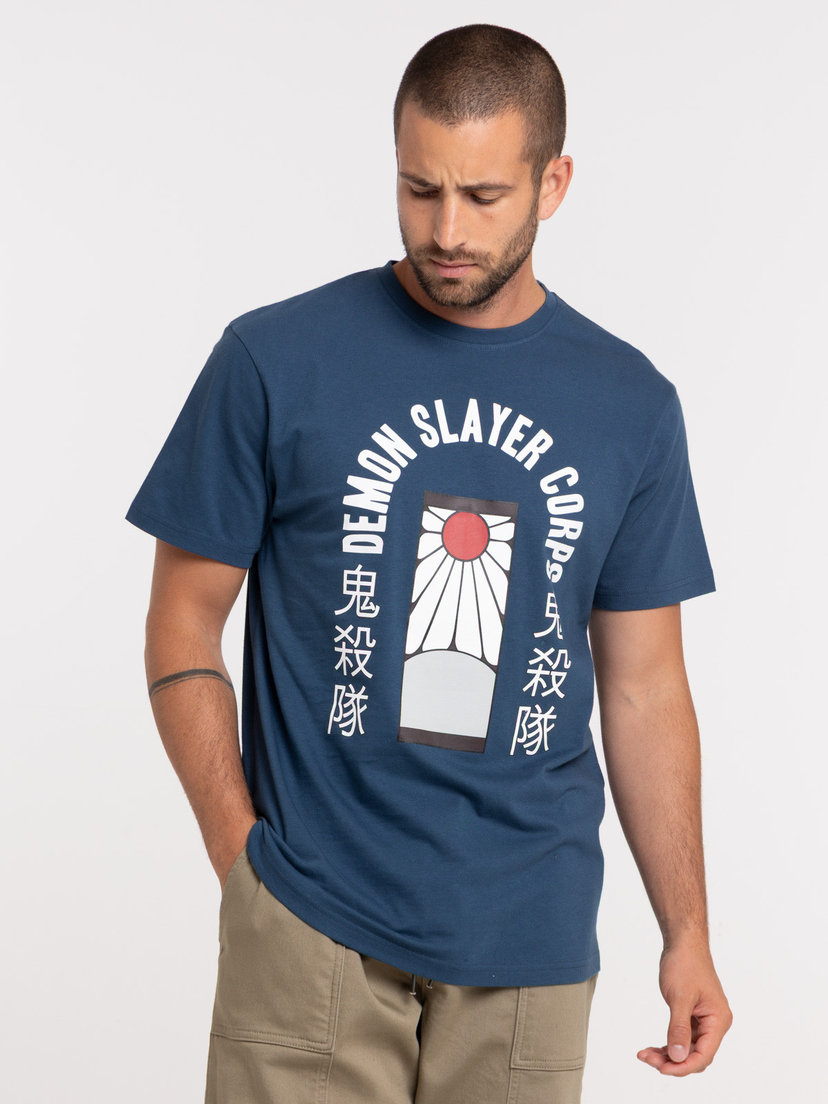 T-shirt Demon Slayer imprimé homme T-shirt Demon Slayer imprimé homme