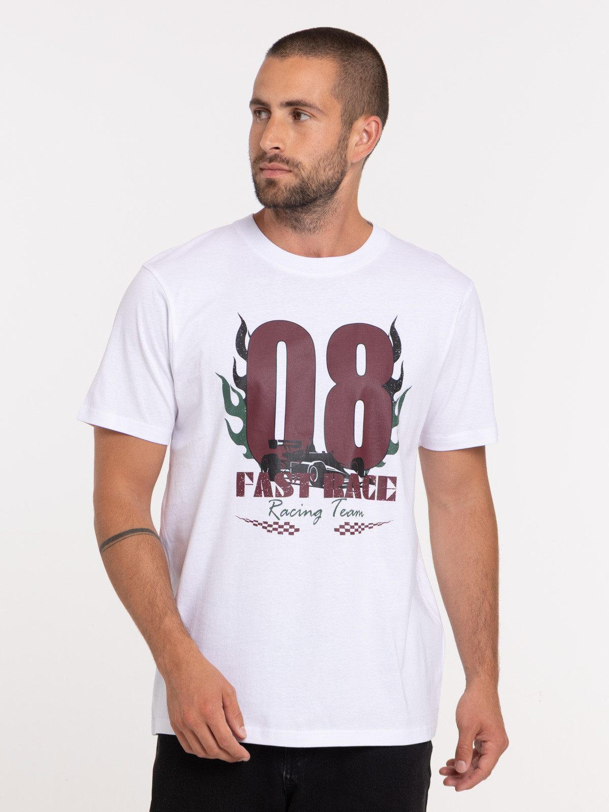 T-shirt Fast Race Racing Team homme T-shirt Fast Race Racing Team homme
