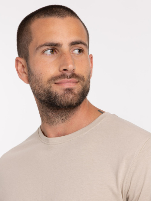 T-shirt uni col rond 100 %...