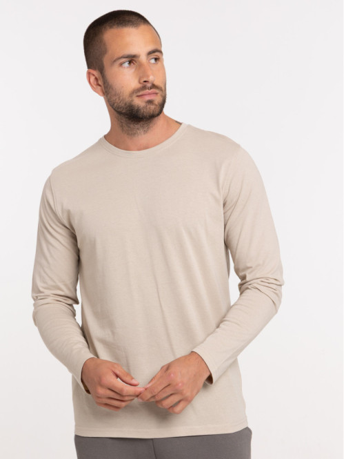 T-shirt uni col rond 100 %...