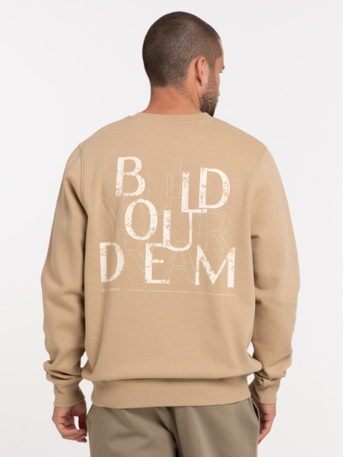 Sweat imprimé dos homme