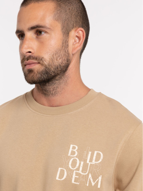 Sweat imprimé dos homme