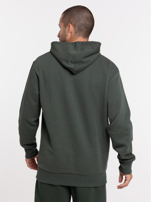Sweat uni à capuche homme