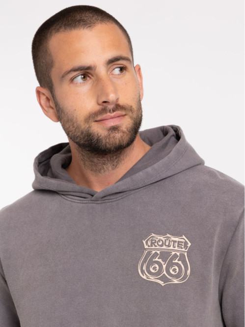 Sweat à capuche Route 66...