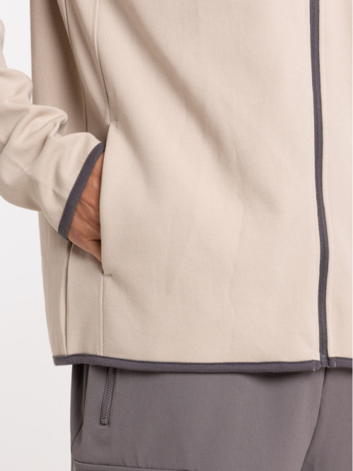 Sweat zippé capuche homme