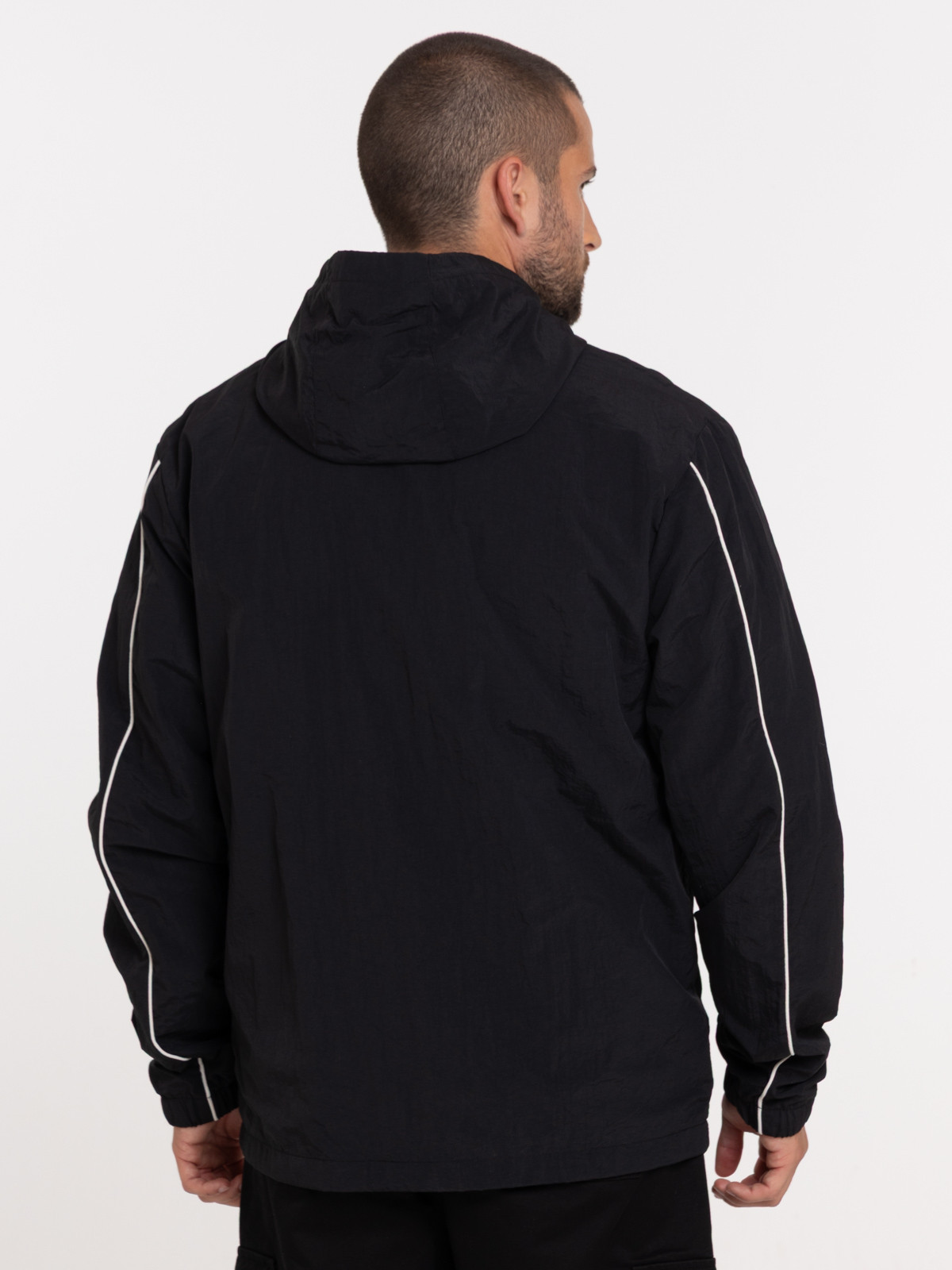 Sweat à capuche zippé noir homme Sweat à capuche zippé noir homme