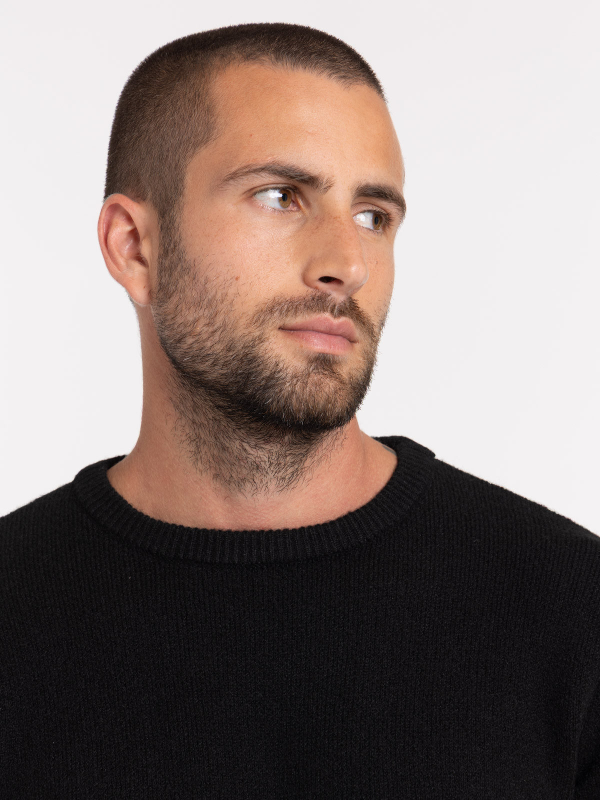 Pull imprimé coloris noir homme Pull imprimé coloris noir homme