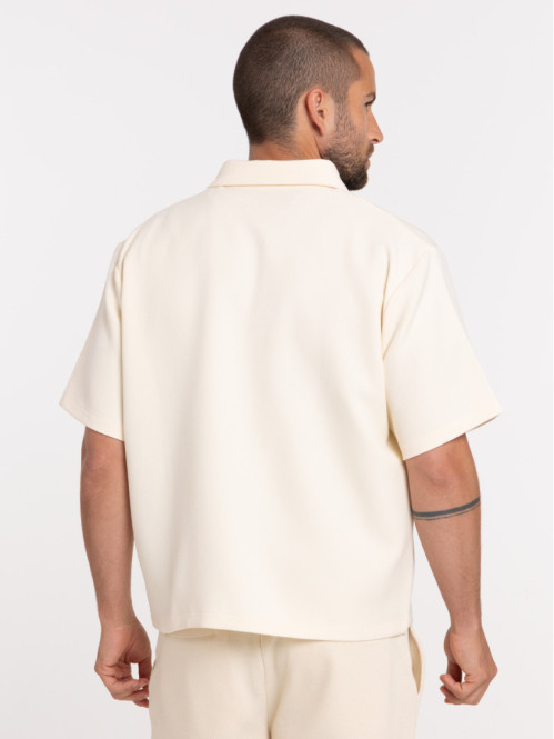 Chemise droite zippée homme...