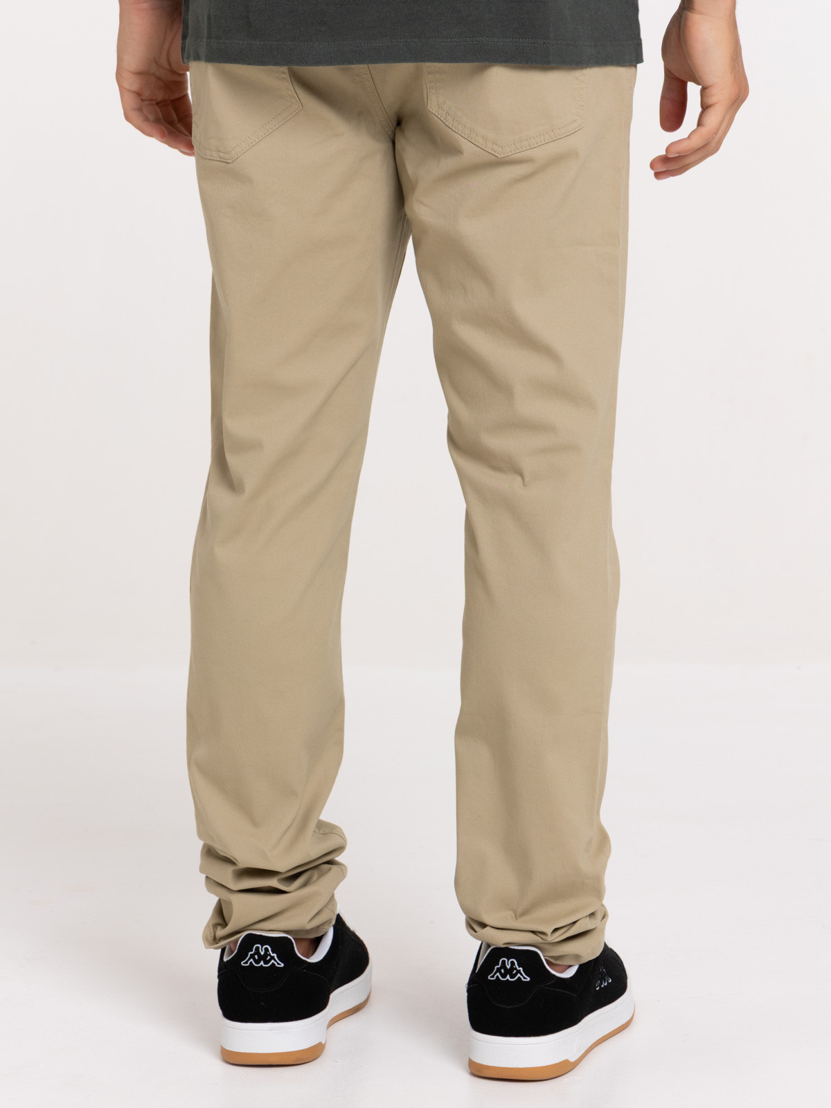 Pantalon slim homme warm taupe