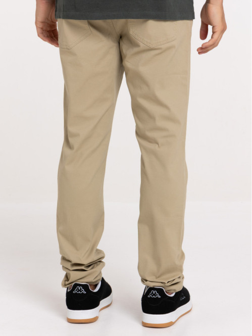 Pantalon slim homme warm taupe