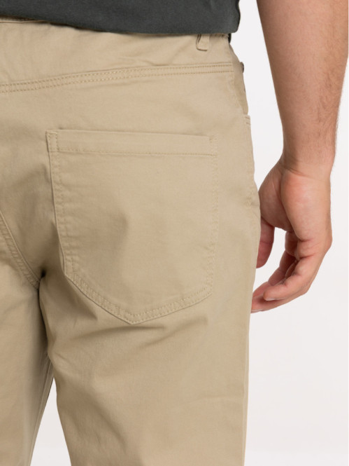 Pantalon slim homme warm taupe