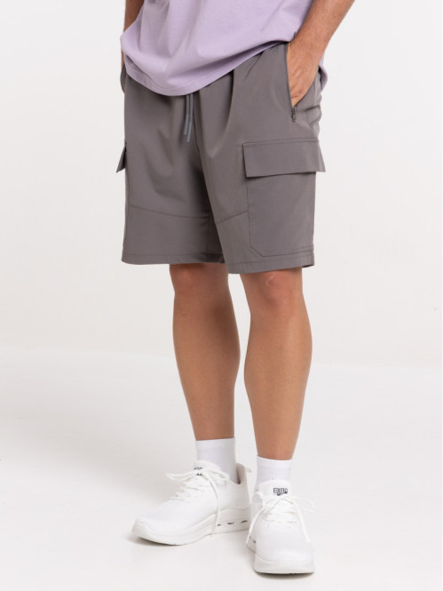 Short cargo coloris granit...