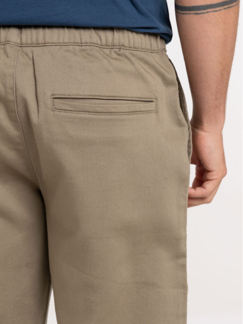 Pantalon élastiqué vert...