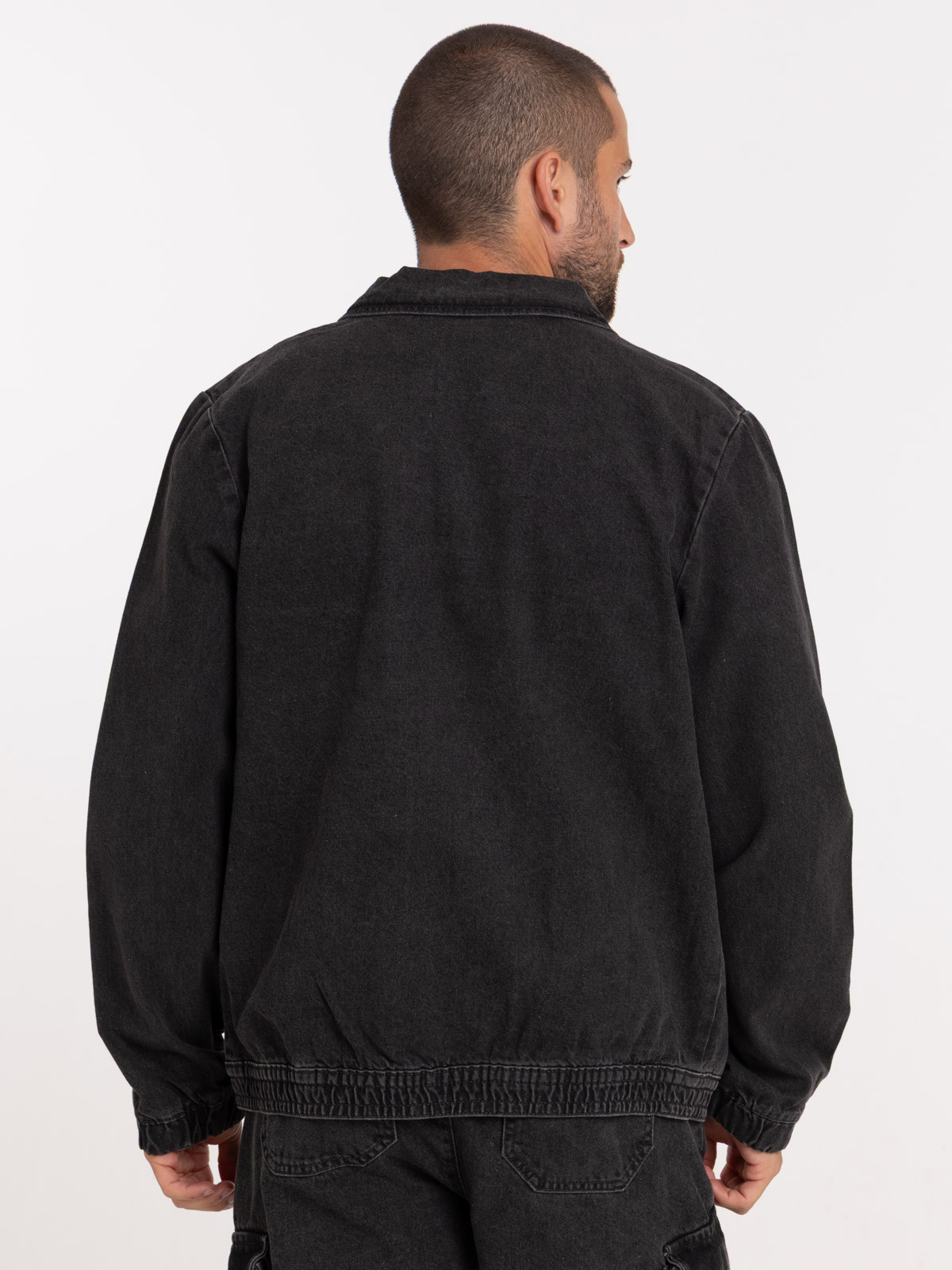 Blouson jean denim gris homme Blouson jean denim gris homme