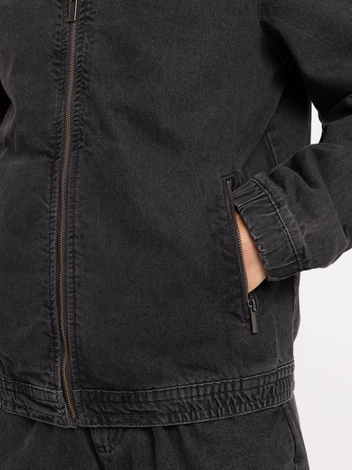 Blouson jean denim gris homme Blouson jean denim gris homme