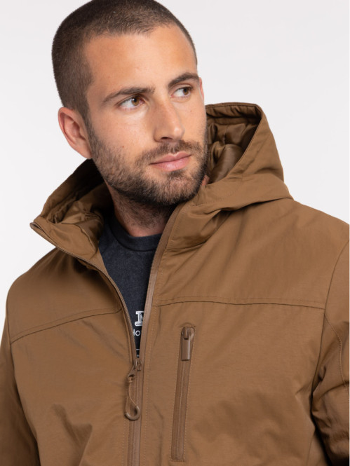 Blouson à capuche col...