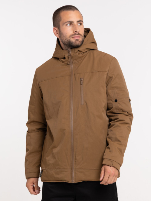 Blouson à capuche col...