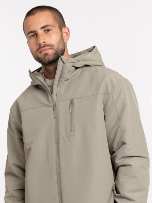 Parka à capuche multipoche...