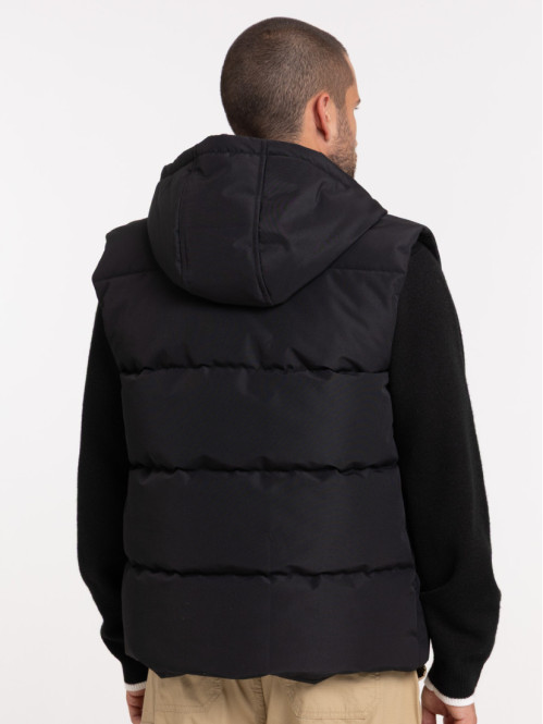Veste noire capuche sans...