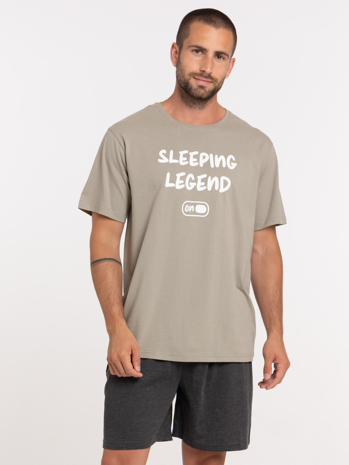 Pyjama court sleeping legend homme