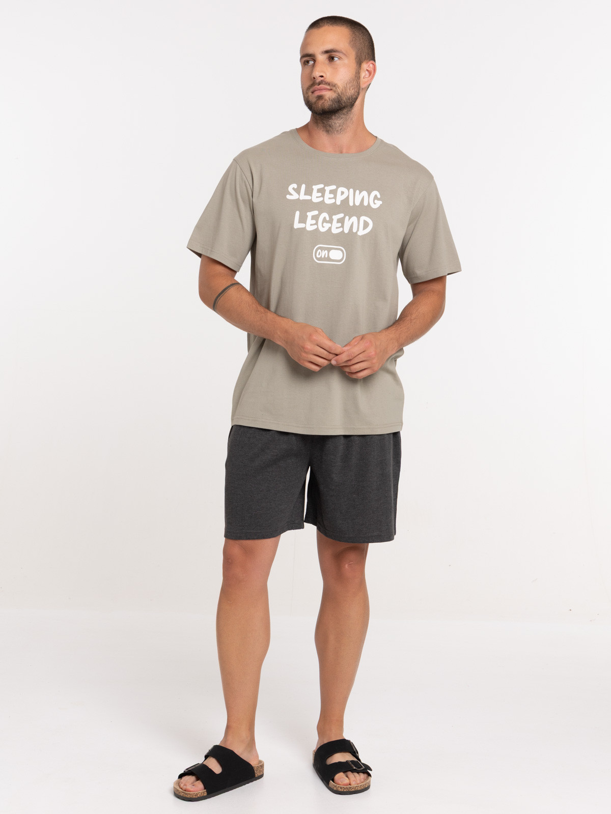 Pyjama court sleeping legend homme