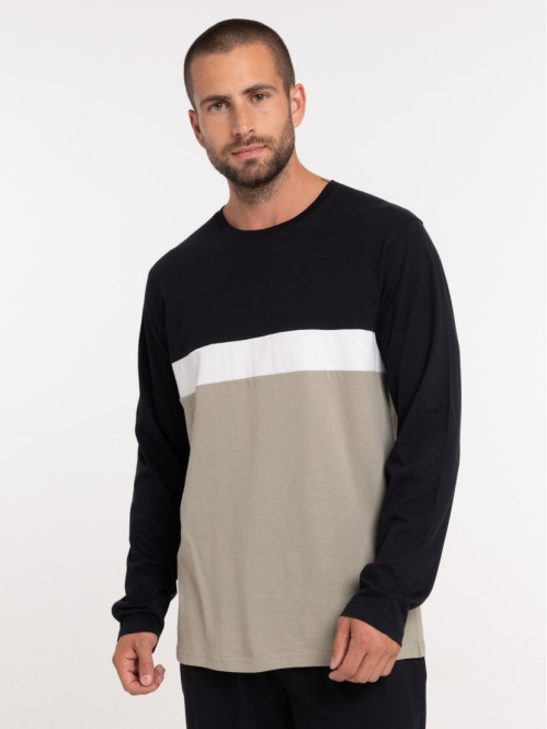 Pyjama homme tricolore