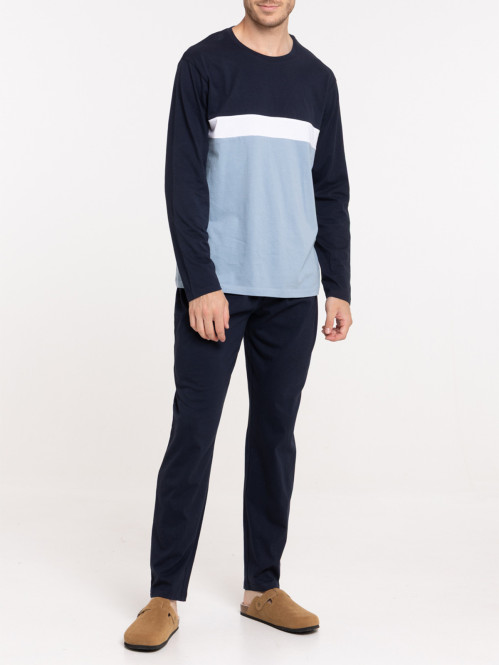Pyjama homme tricolore