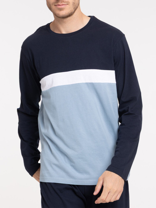 Pyjama homme tricolore