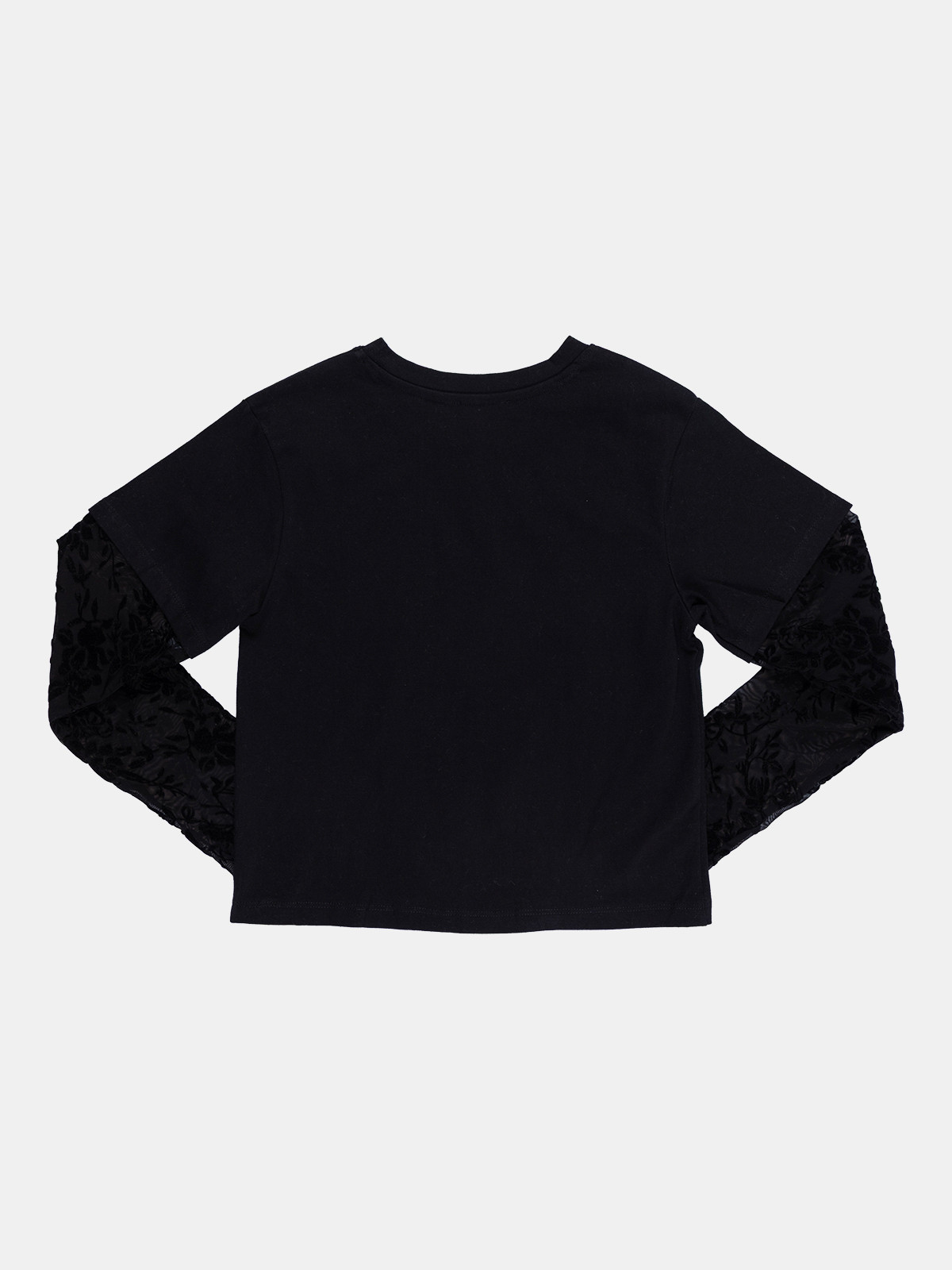 T-shirt noir 2-en-1 fille (XXS-M) T-shirt noir 2-en-1 fille (XXS-M)