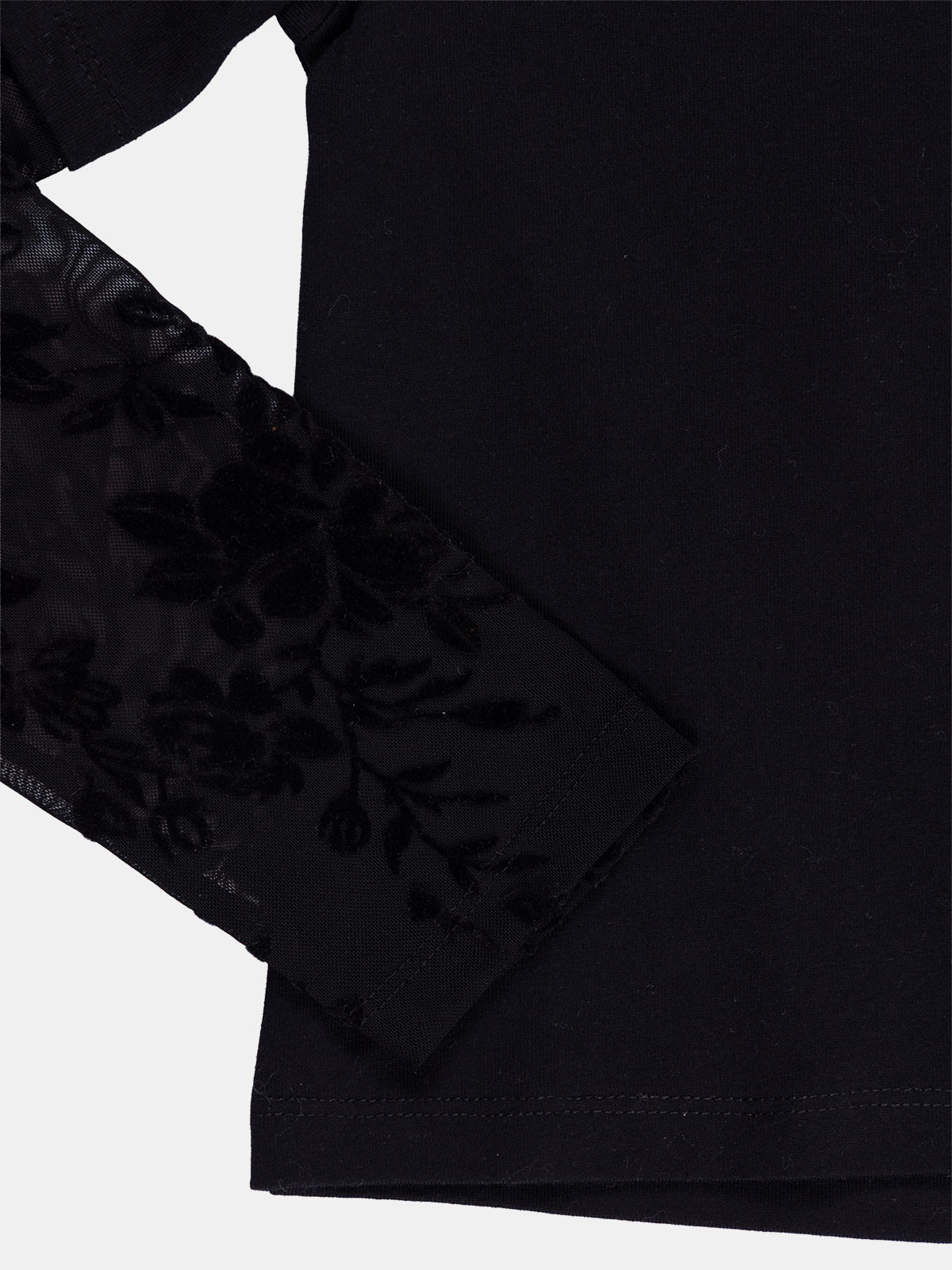 T-shirt noir 2-en-1 fille (XXS-M) T-shirt noir 2-en-1 fille (XXS-M)