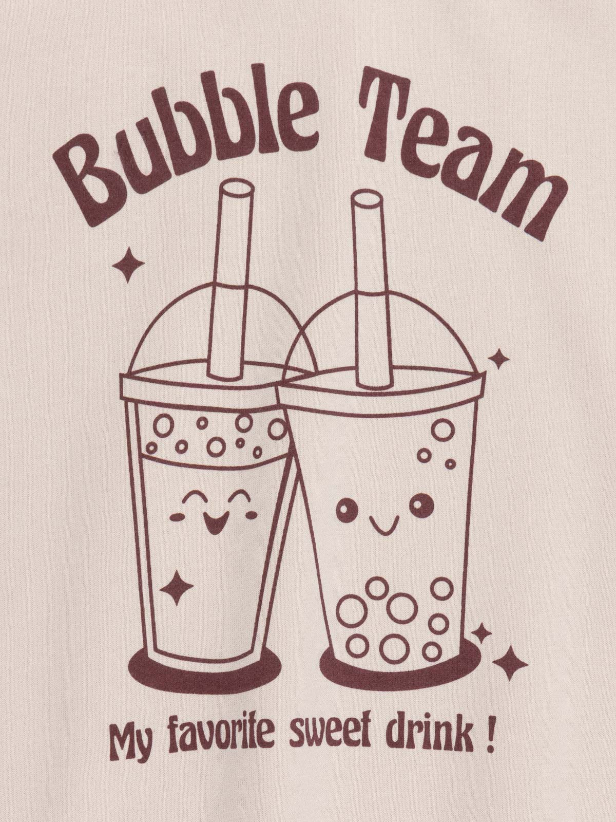 Sweat motif bubble team fille (XXS-M) Sweat motif bubble team fille (XXS-M)