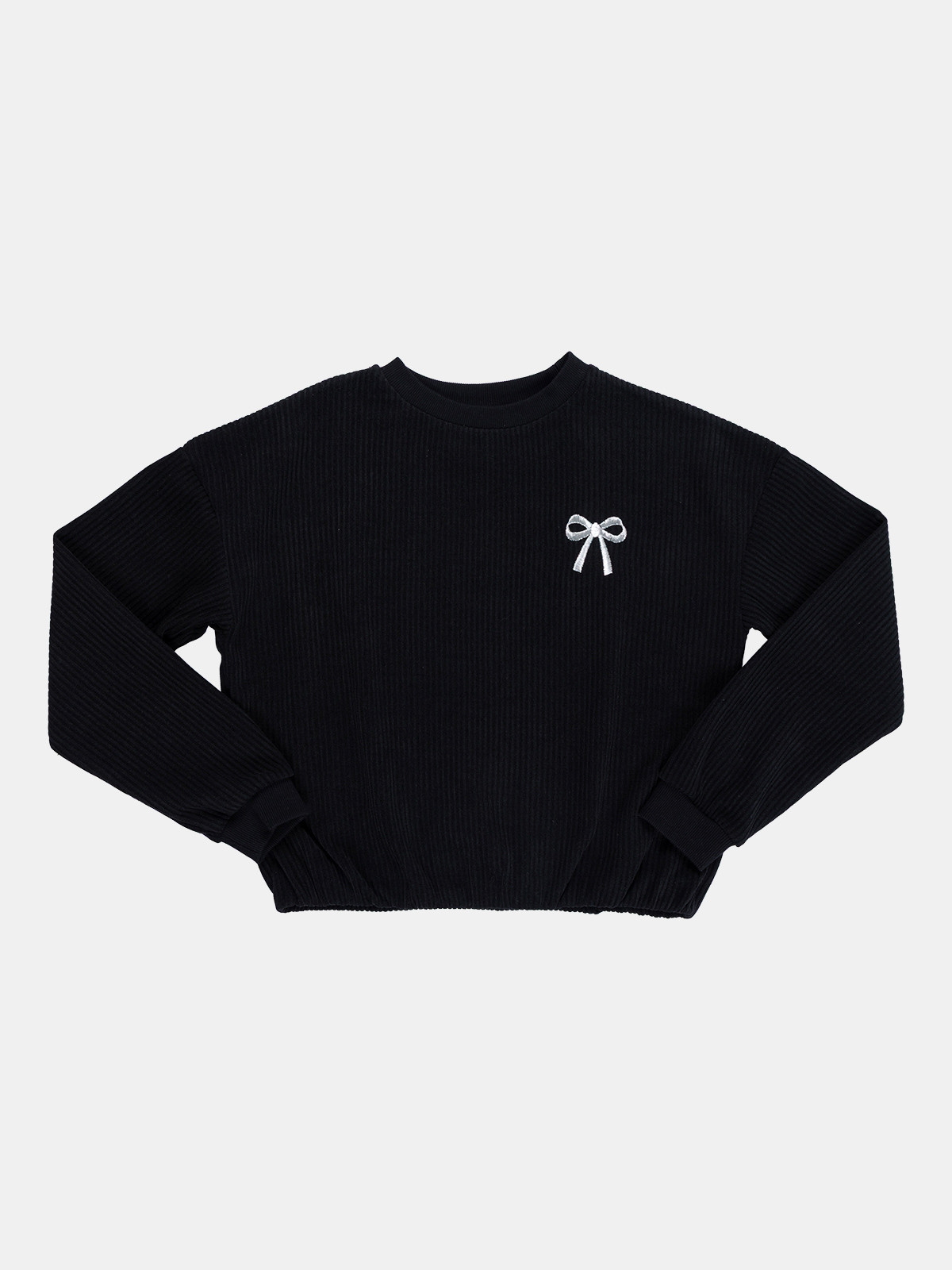 Sweat velours noeud fille (XXS-M) Sweat velours noeud fille (XXS-M)