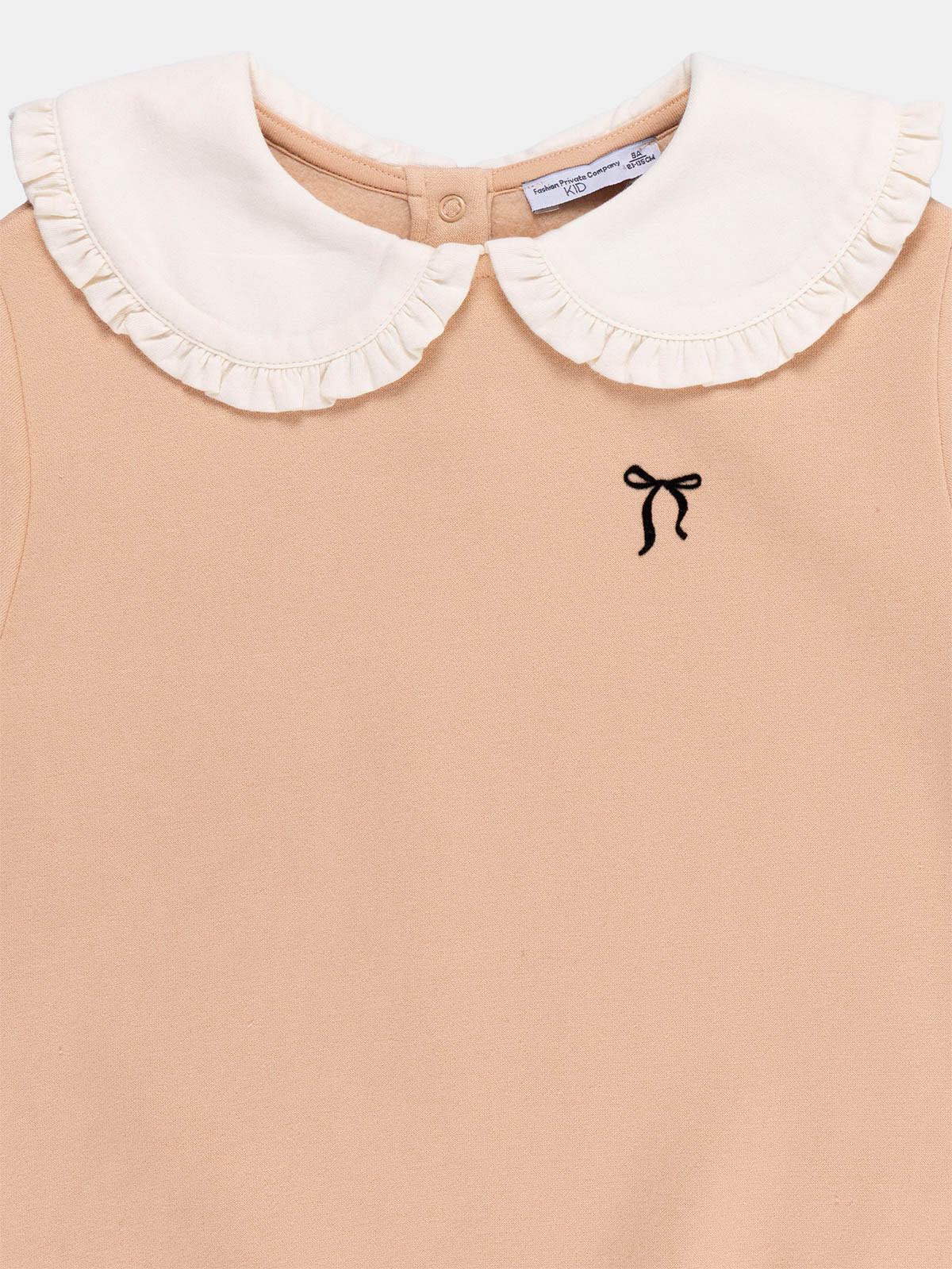 Sweat col claudine noeud fille (3-12A) Sweat col claudine noeud fille (3-12A)