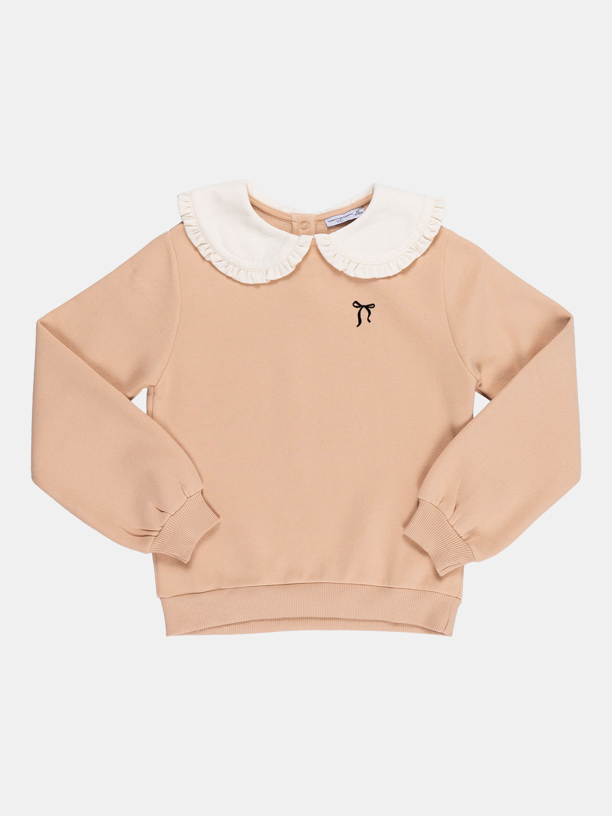 Sweat col claudine noeud fille (3-12A) Sweat col claudine noeud fille (3-12A)