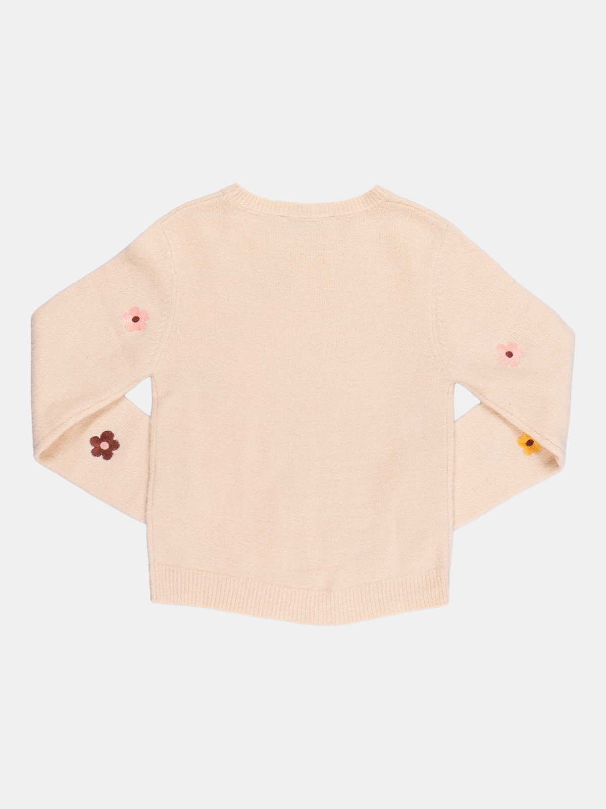 Pull fleurs brodées fille (3-12A) Pull fleurs brodées fille (3-12A)