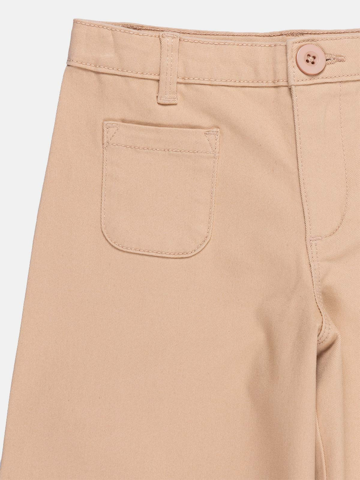 Pantalon large 2 poches fille (3-12A) Pantalon large 2 poches fille (3-12A)
