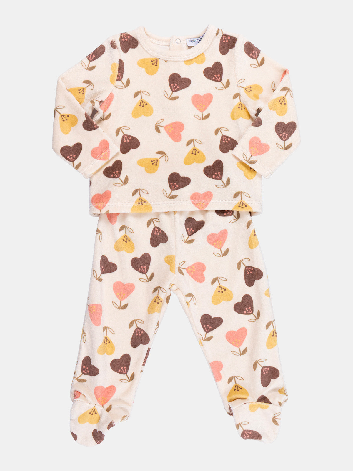 Pyjama 2 pièces coeurs fille (6-36M) Pyjama 2 pièces coeurs fille (6-36M)