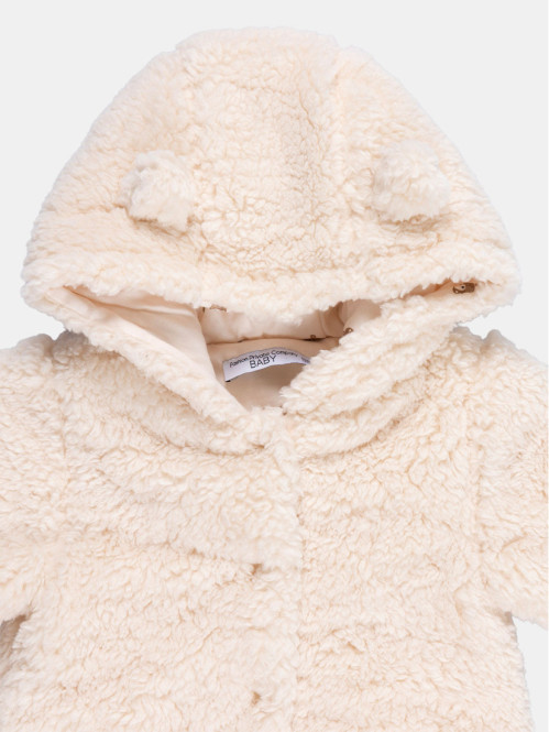 Manteau sherpa à capuche...