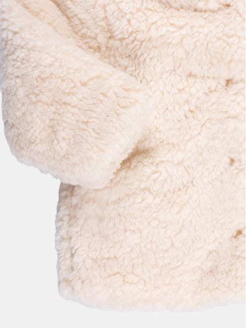 Manteau sherpa à capuche...