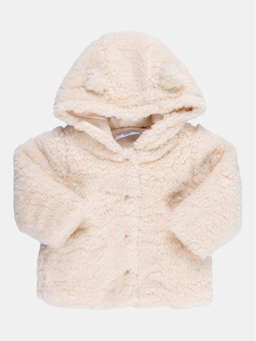 Manteau sherpa à capuche...